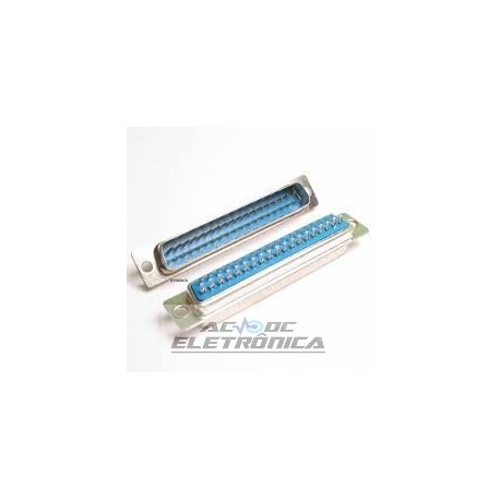 Conector DB37 macho solda fio