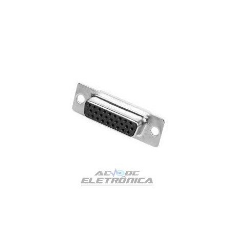 Conector DB26HD femea solda fio