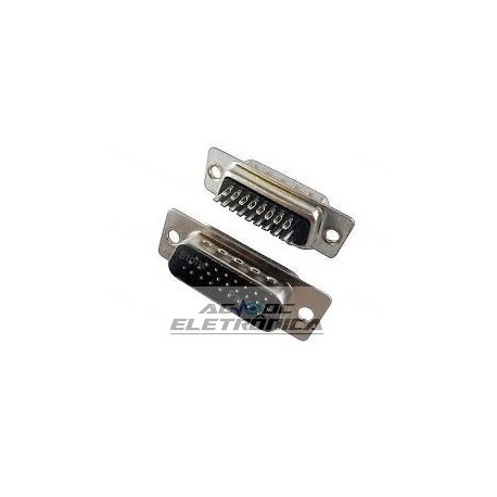 Conector DB26HD Macho solda fio