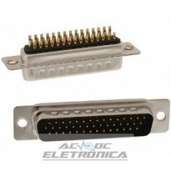 Conector DB44HD macho solda fio