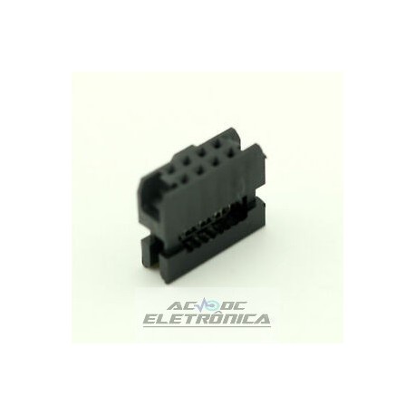 Conector 08 vias N latch IDC