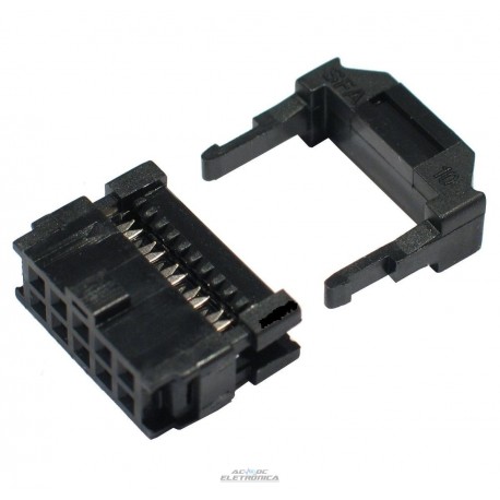 Conector 10 vias N latch IDC