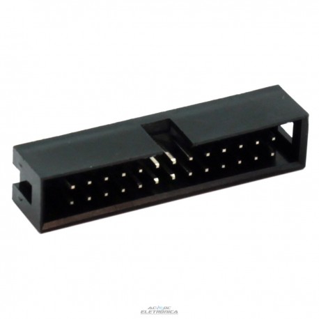 Conector 26 vias H latch IDC 180º s/ejetor