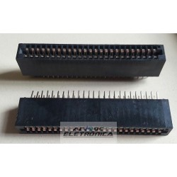 Conector 50 vias edge PCI 2x25 180º - passo 2.54mm