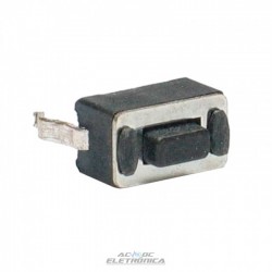 Chave tactil KFC-A06-3x6x4.3mm 2T 180º