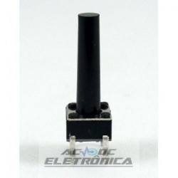 Chave tactil KFC-A06-6x6x17mm 4T 180º