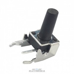 Chave tactil KFC-A06-6x6x12.5mm 4T 90º