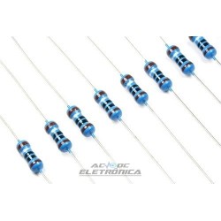 Resistor 5K76 1/2w 1% precisão - Verde roxo azul arrom
