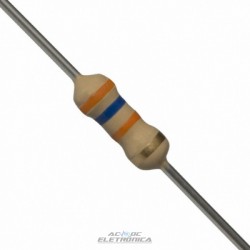Resistor 36K 1/4w 5% - Laranja azul laranja dourado