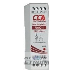 Rele acoplador RAC1-24V 1 contato reversivel
