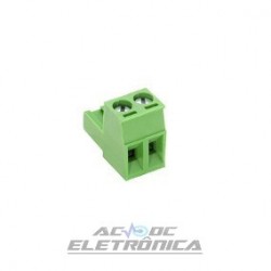 Conector AKZ950 02 vias 90º 5.08MM borne