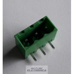 Conector STLZ950 03 vias 90º 5.08mm PCI
