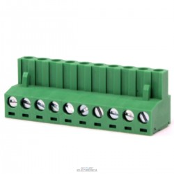 Conector AKZ950 10 vias 90º 5.08mm borne