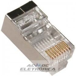 Conector RJ45 8x8 modular blindado