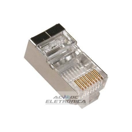 Conector RJ45 8x8 modular blindado