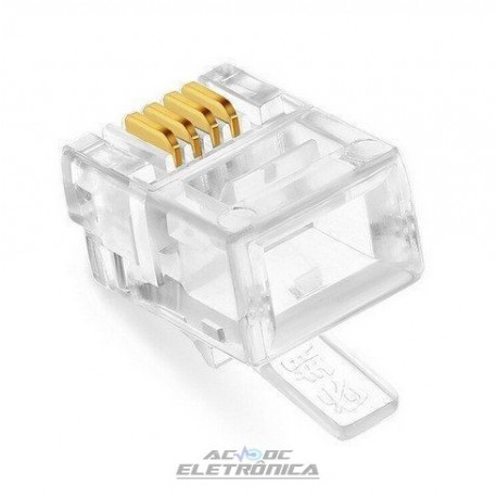 Conector RJ11 6x4 modular