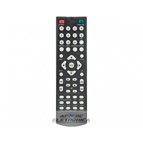 Controle DVD Lenox sound black - C01039