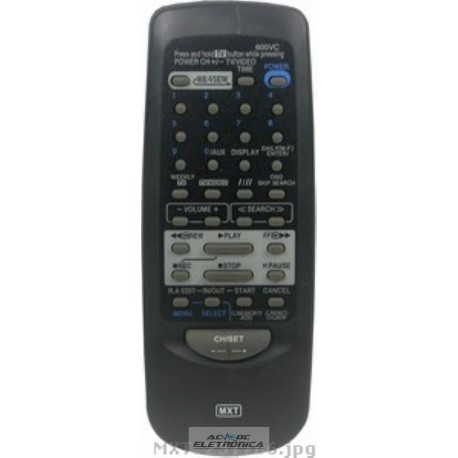Controle VCR JVC RC600VC - C0840