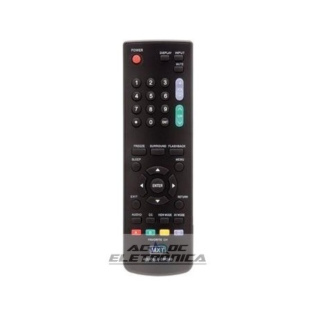 Controle TV LCD Sharp Aquos - C01198