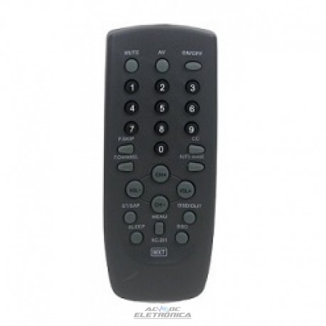 Controle TV CCE/CYBER RC201 - C0828