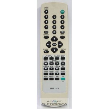 Controle DVD Sony LHS 1376