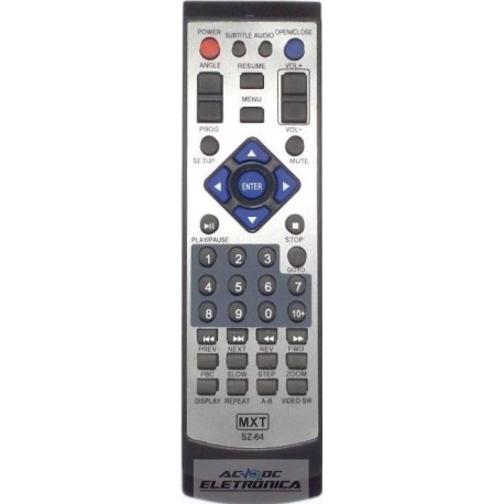 Controle DVD Suzuki SZ64 - C01069