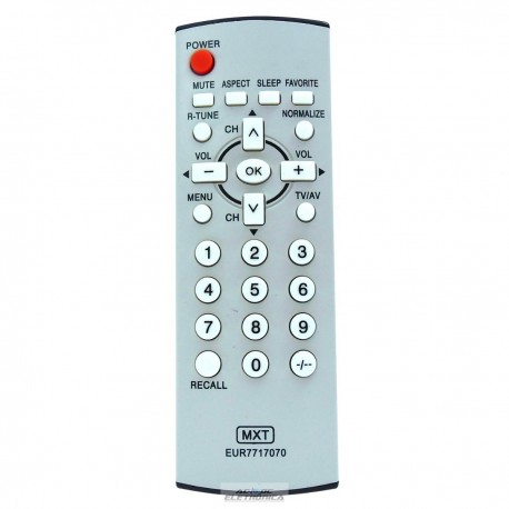 Controle TV Panasonic EUR501310 - C01054