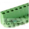 Conector AKZ950 08 vias 90º 5.08mm borne
