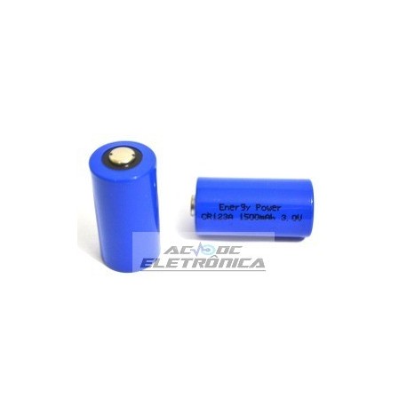 Bateria Lithiun 3v 1500mah - CR123A Rontek