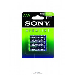 Pilha 1.5V AAA Alcalina 11x45mm Sony C/04.