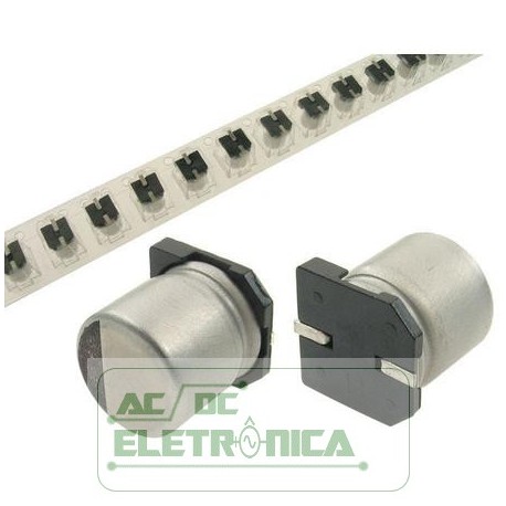 Capacitor eletrolitico 22uf x 25v SMD Aluminio