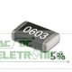 Resistor 9R1 1/16w 0603 smd - 1,6x0,8mm