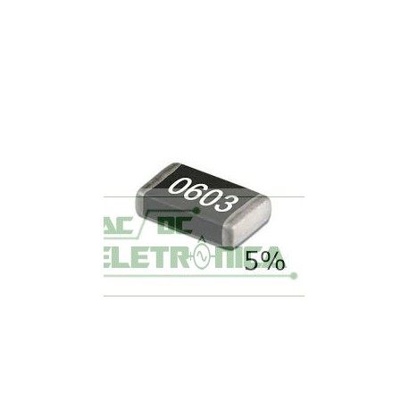 Resistor 9R1 1/16w 0603 smd - 1,6x0,8mm