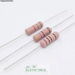 Resistor 82R 5w 5% - Cinza vermelho preto dourado