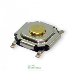 Chave Tactil 4x4x1,5mm 4 T SMD