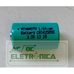 Bateria 3v 1/2AA 750mAh lithium CR14250SE - 14x25mm