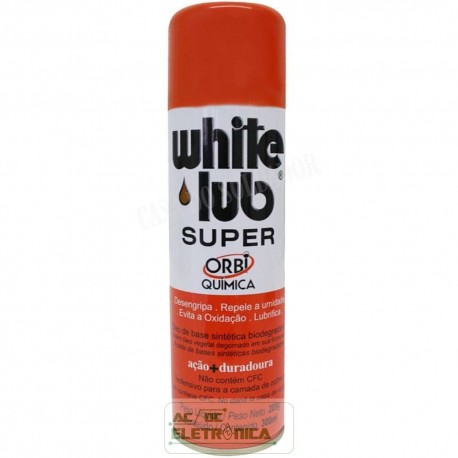 Desengripante white lub super 300ml aerosol- Orbiquímica