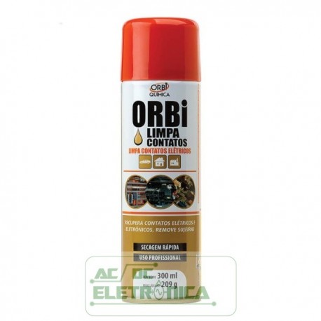 Limpa contatos elétricos 300ml - Orbi