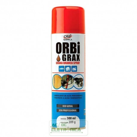 Graxa branca spray 300ml - Orbi