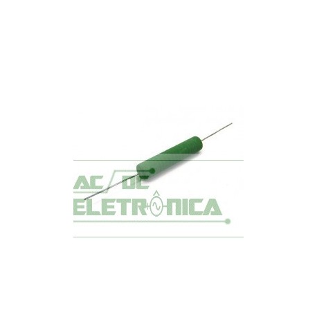 Resistor 220R 10w 5% Fio - Vermelho vermelho marrom dourado