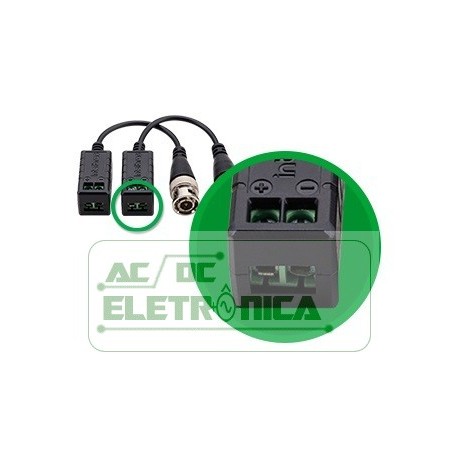 Balun passivo BNC CJ/02 un - XBP400HD Intelbras