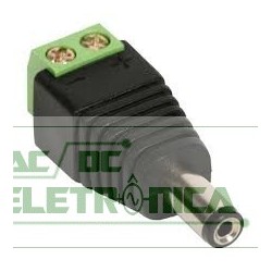 Conector Plug P4 Macho com Borne