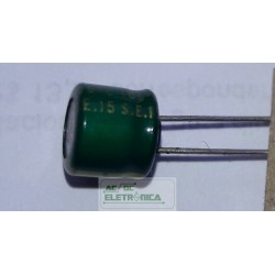 Capacitor eletrolitico 15uf x 50v 105º - 6,3x7mm