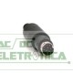 Conector 8 vias macho mini DIN circular ( plug mini din 8 vias macho)