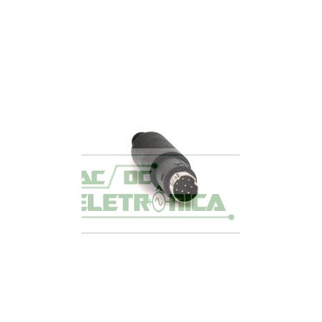 Conector 8 vias macho mini DIN circular ( plug mini din 8 vias macho)