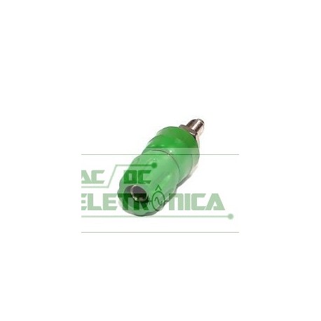 Borne 4mm 25Amp verde B160