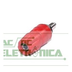 Borne 4mm 25Amp vermelho B160