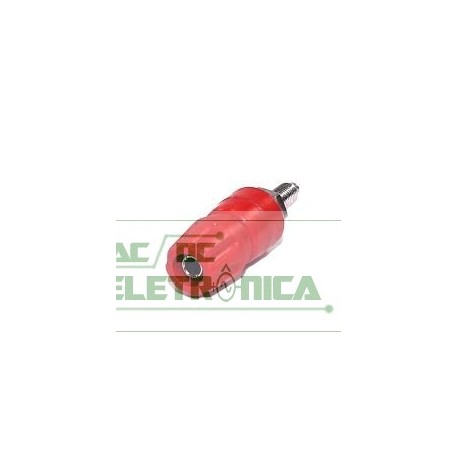 Borne 4mm 25Amp vermelho B160