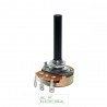 Potenciometro 1KB linear carvão 23mm eixo plastico(Importado)
