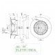 Ventilador centrifugo 250mm 400vca - R2D250-RA10-01 - ebmpapstASPST